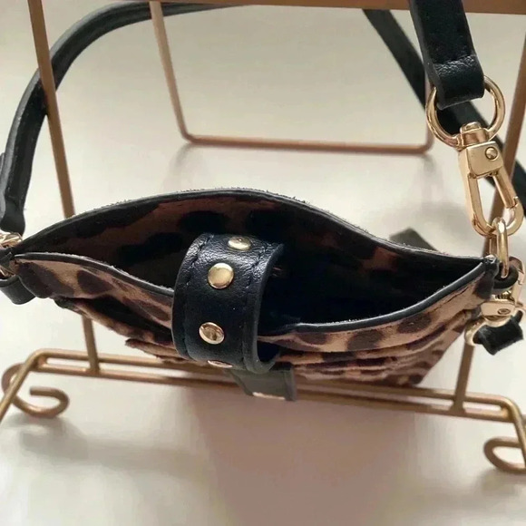 INC Ashlii  Crossbody animal print Leopard print  crossbody bag Cellphone bag - Picture 10 of 10